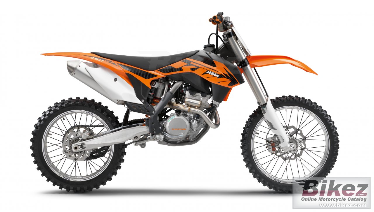 Big KTM 250 sx-f picture and wallpaper from Bikez.com